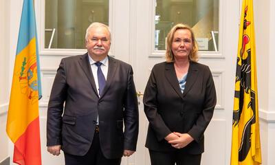 Bezoek ambassadeur Moldavië