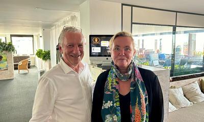 Theo Vaes en Liesbeth Homans