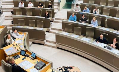 Parlementair vragenuurtje met studenten UGent