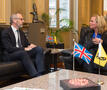 Britse ambassadeur Martin Shearman op bezoek
